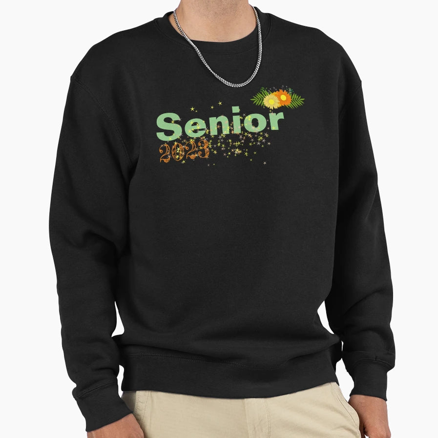 Happy Senior Happy New Year Sweatshirt - Fun Novelty Design for Adults - T-Shirt, Sweatshirt, Hoodie