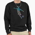Football Female Art Sweatshirt - Unique Graphic Unisex - T-Shirt, Sweatshirt, Hoodie