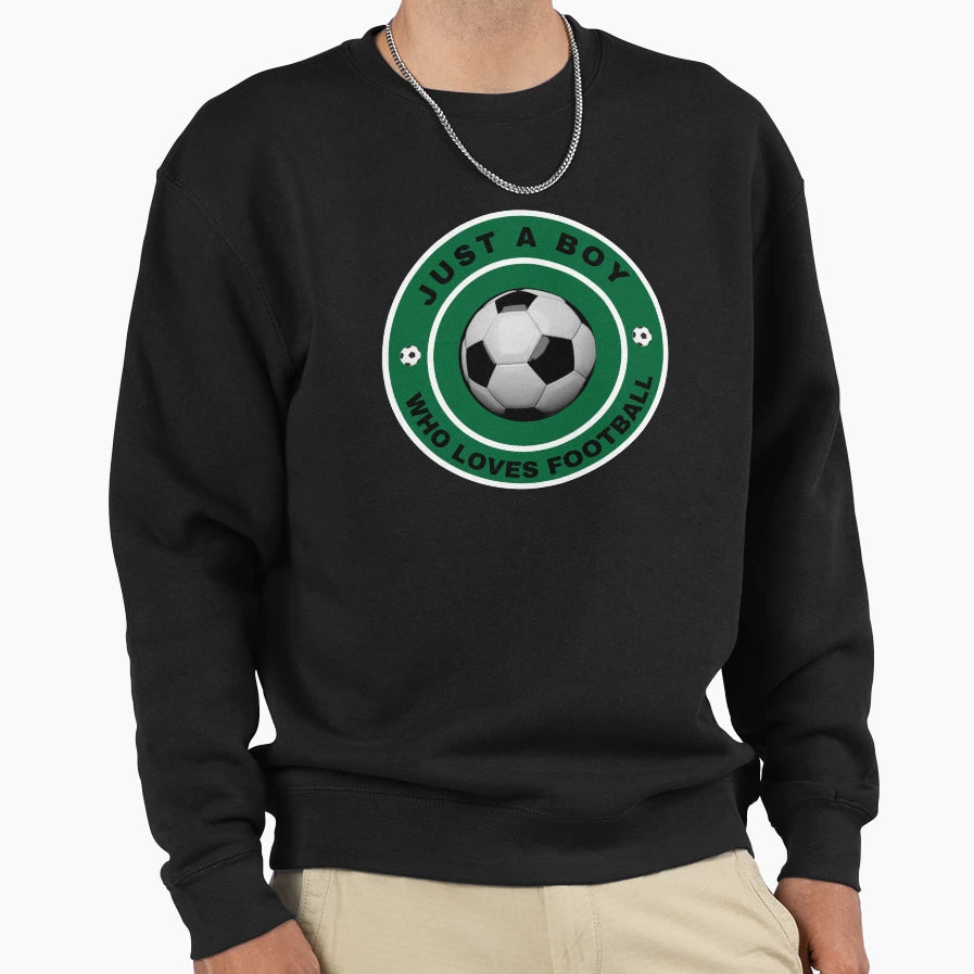 Just Who Loves Football Sweatshirt - Custom Art Print Men Women - T-Shirt, Sweatshirt, Hoodie