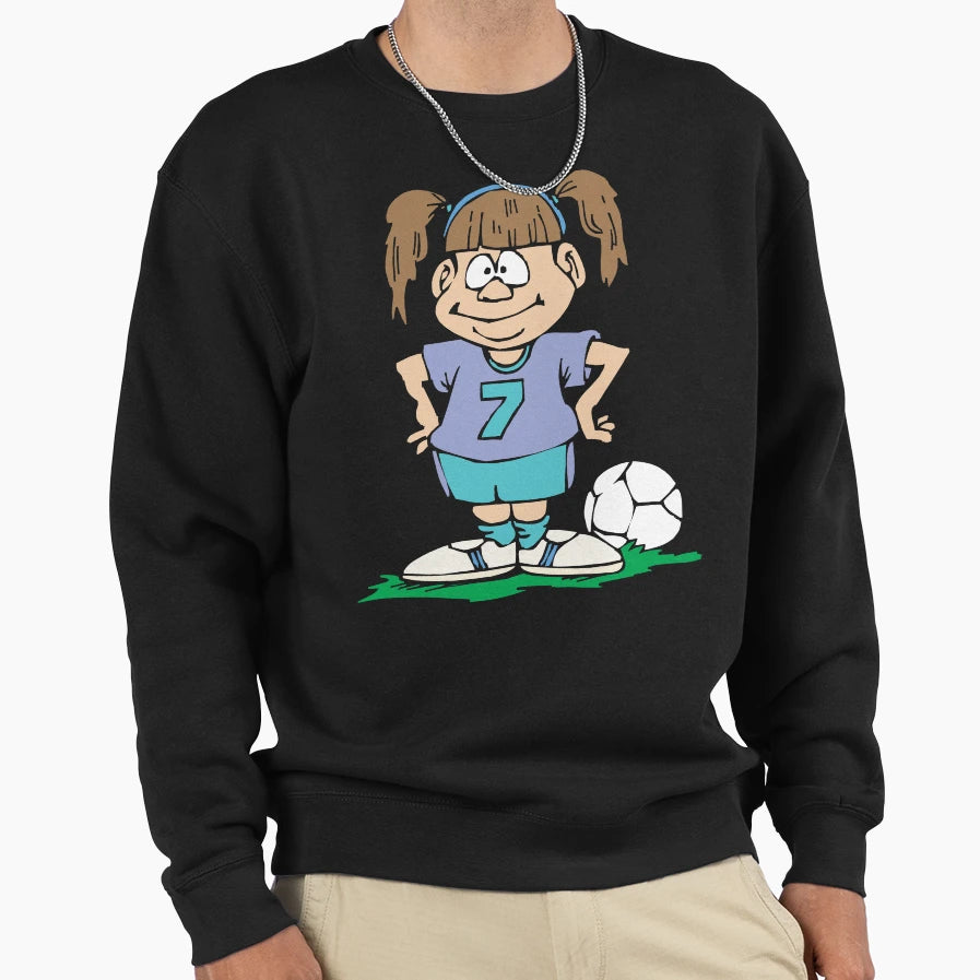 Soccer Sweatshirt - Minimalist Print Men Women - T-Shirt, Sweatshirt, Hoodie