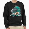 Digital Drawing Football Player Sweatshirt - Aesthetic Graphic Unisex - T-Shirt, Sweatshirt, Hoodie