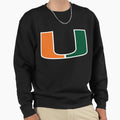 U Miami Sweatshirt - Minimalist Print for Adults - T-Shirt, Sweatshirt, Hoodie