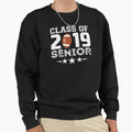Class 2019 Senior Varsity Football Sweatshirt - Custom Art Print Men Women - T-Shirt, Sweatshirt, Hoodie
