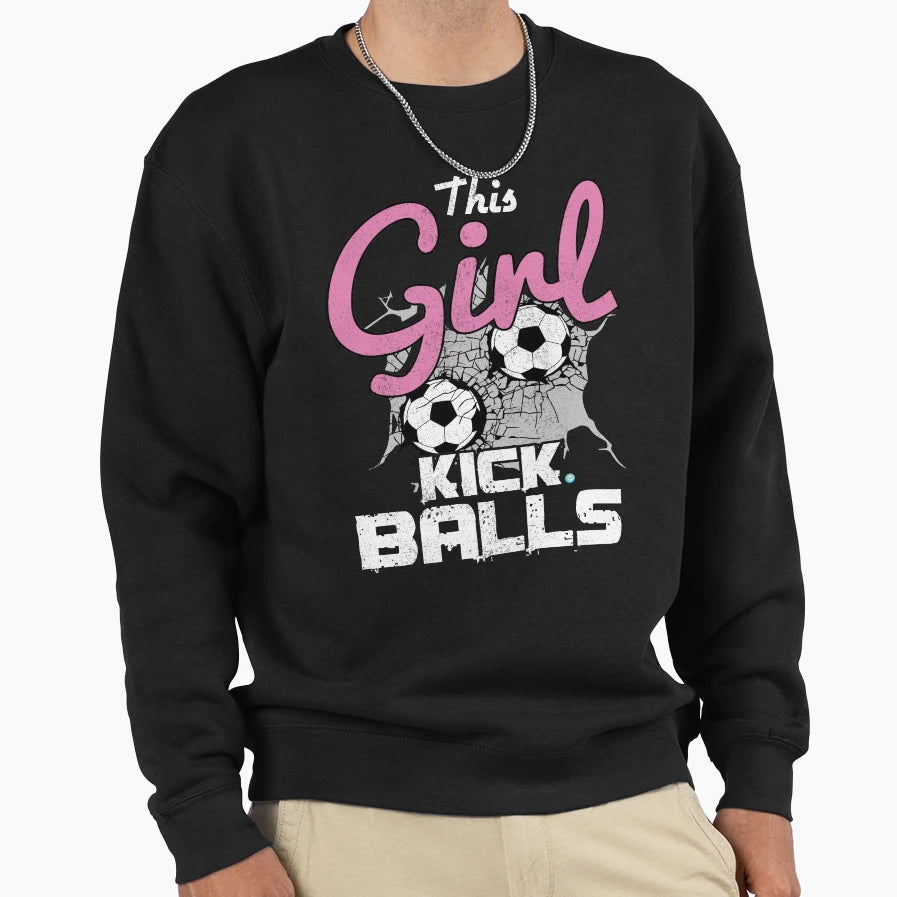 Soccer Sweatshirt - Fun Novelty Design for Adults - T-Shirt, Sweatshirt, Hoodie