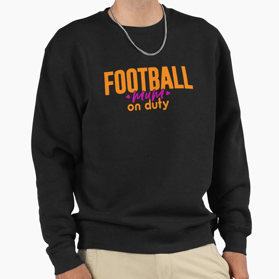 Football Mum T-Shirt - Graphic Print Unisex - T-Shirt, Sweatshirt, Hoodie