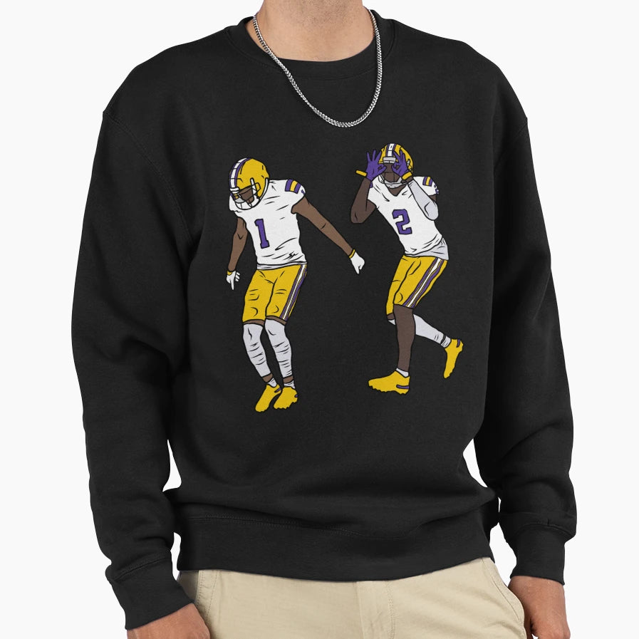 Original Griddy Duo Sweatshirt - Novelty Apparel for Adults - T-Shirt, Sweatshirt, Hoodie