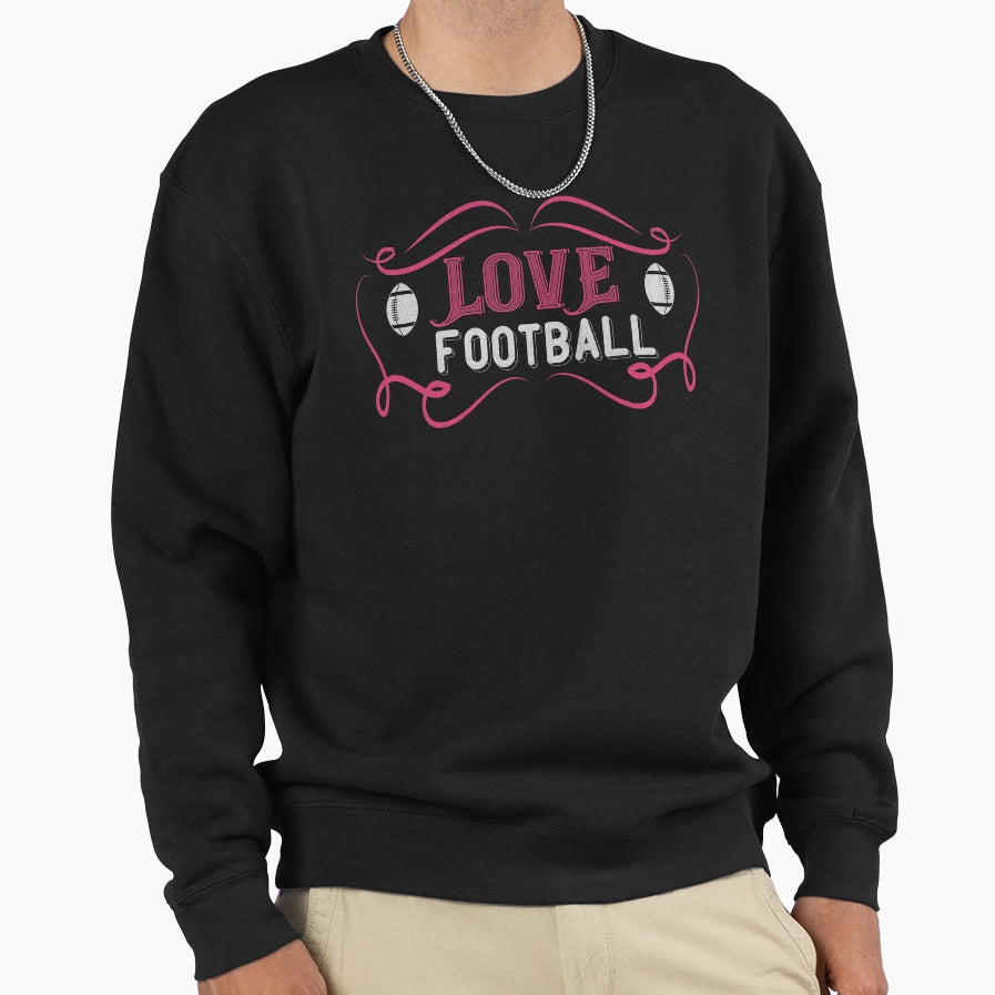 Football Sweatshirt - Unique Graphic for Adults - T-Shirt, Sweatshirt, Hoodie