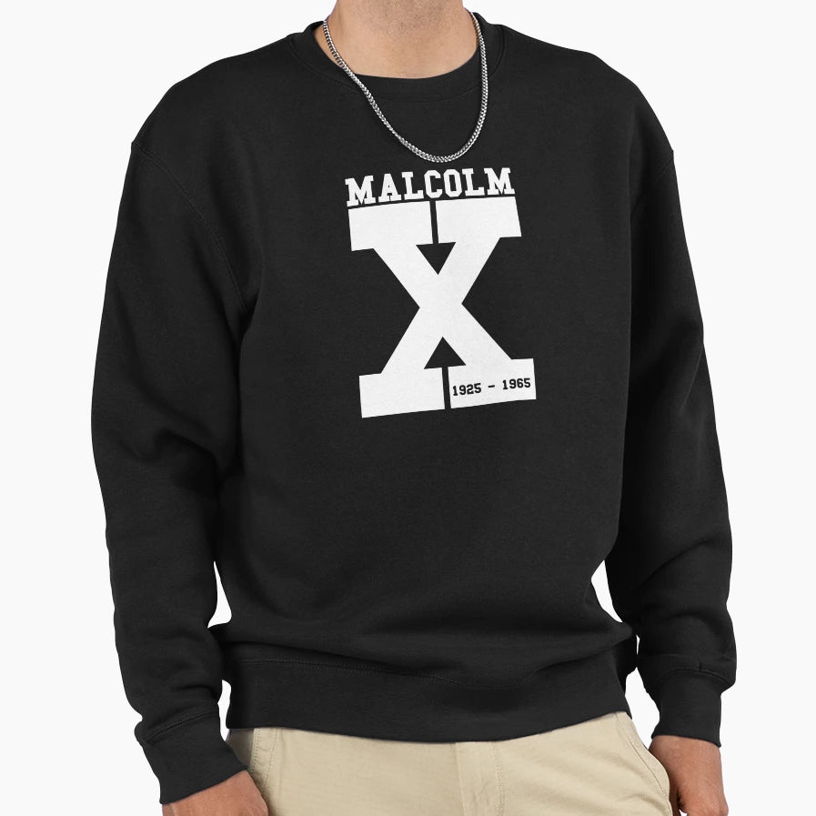Malcolm Black Rights Sweatshirt - Minimalist Print Unisex - T-Shirt, Sweatshirt, Hoodie