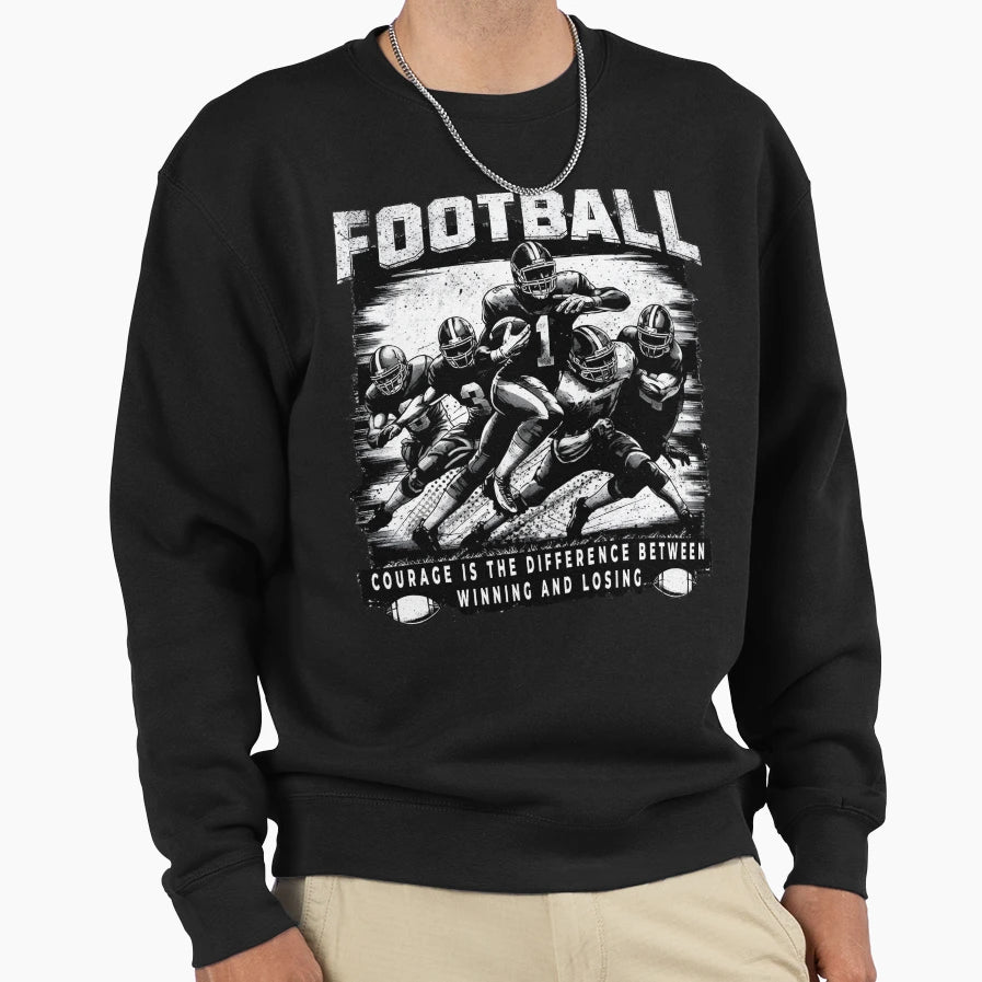 Courage Gridiron Football Players Sweatshirt - Graphic Print Men Women - T-Shirt, Sweatshirt, Hoodie