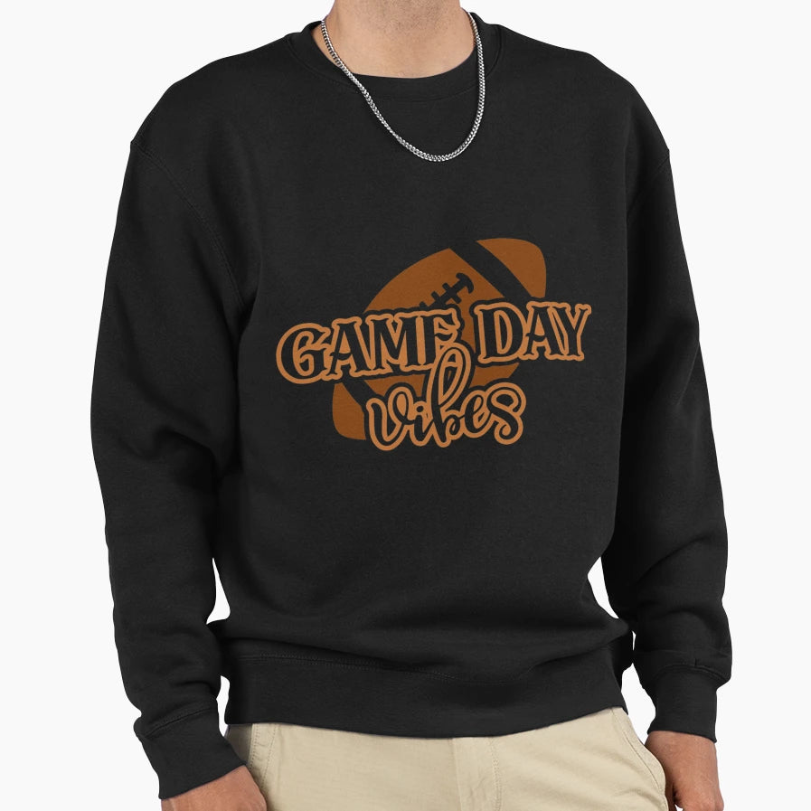 Football Game Day Vibes Sports Quotes T-Shirt - Minimalist Print Unisex - T-Shirt, Sweatshirt, Hoodie
