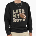 Love My American Football Rugby Mom Sweatshirt - Trendy Graphic for Adults - T-Shirt, Sweatshirt, Hoodie