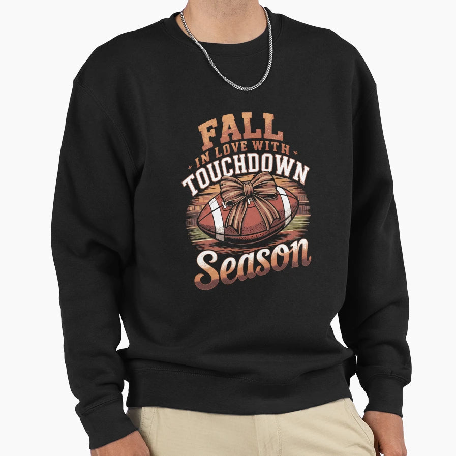 Fall Football Season Sweatshirt - Custom Art Print for Adults - T-Shirt, Sweatshirt, Hoodie