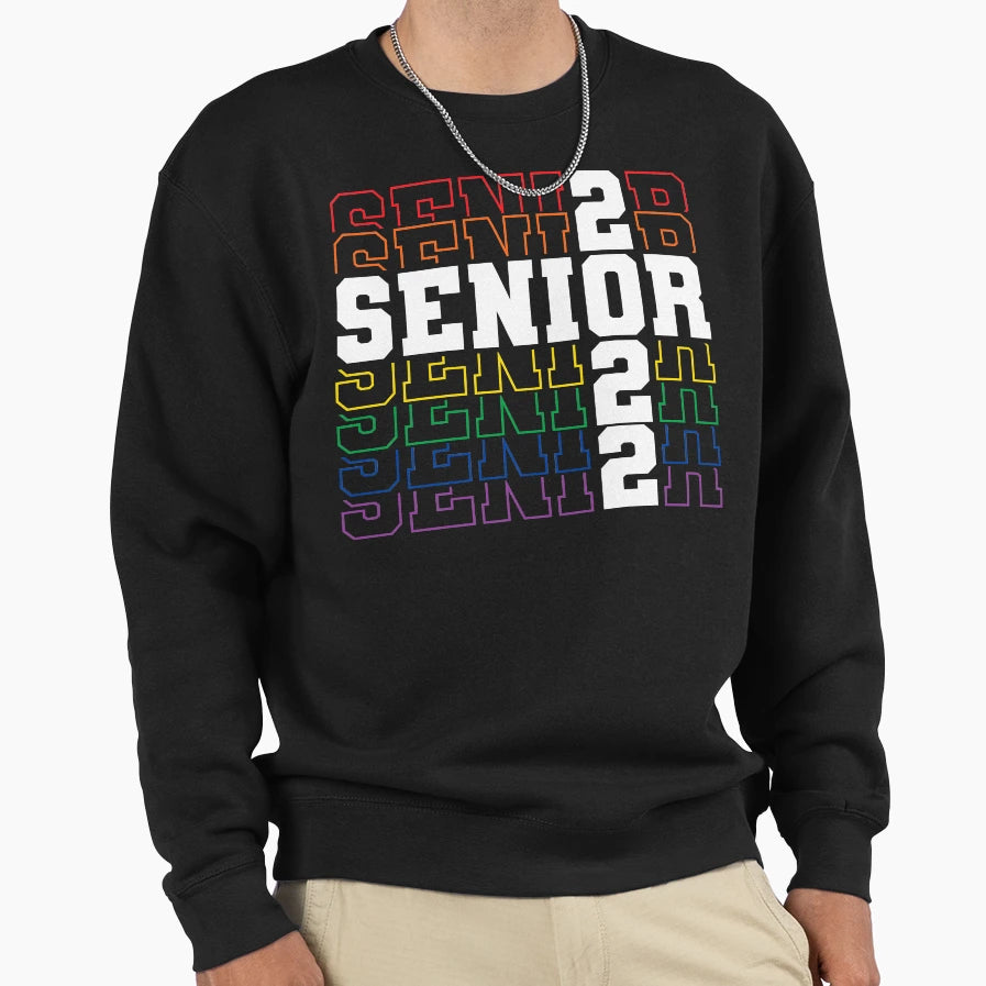 Lgbtq Senior 2022 Graduation Sweatshirt - Casual Everyday Wear for Adults - T-Shirt, Sweatshirt, Hoodie
