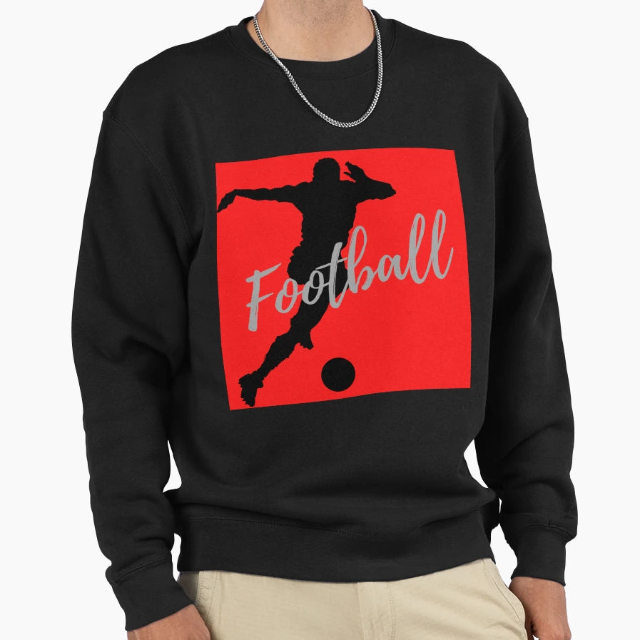 Football Sweatshirt - Trendy Graphic for Adults - T-Shirt, Sweatshirt, Hoodie