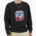 America Game Day Preppy Football Sweatshirt - Unique Graphic Men Women - T-Shirt, Sweatshirt, Hoodie