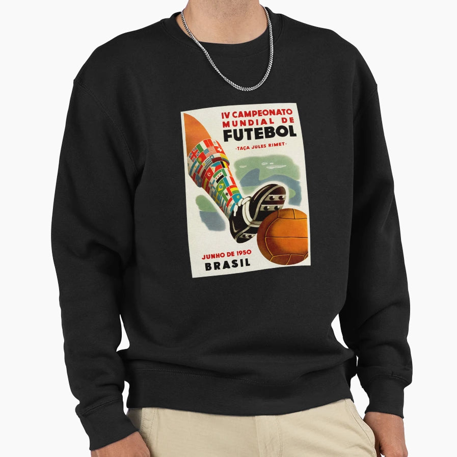 World Cup 1950 Brazil Sweatshirt - Graphic Print Men Women - T-Shirt, Sweatshirt, Hoodie