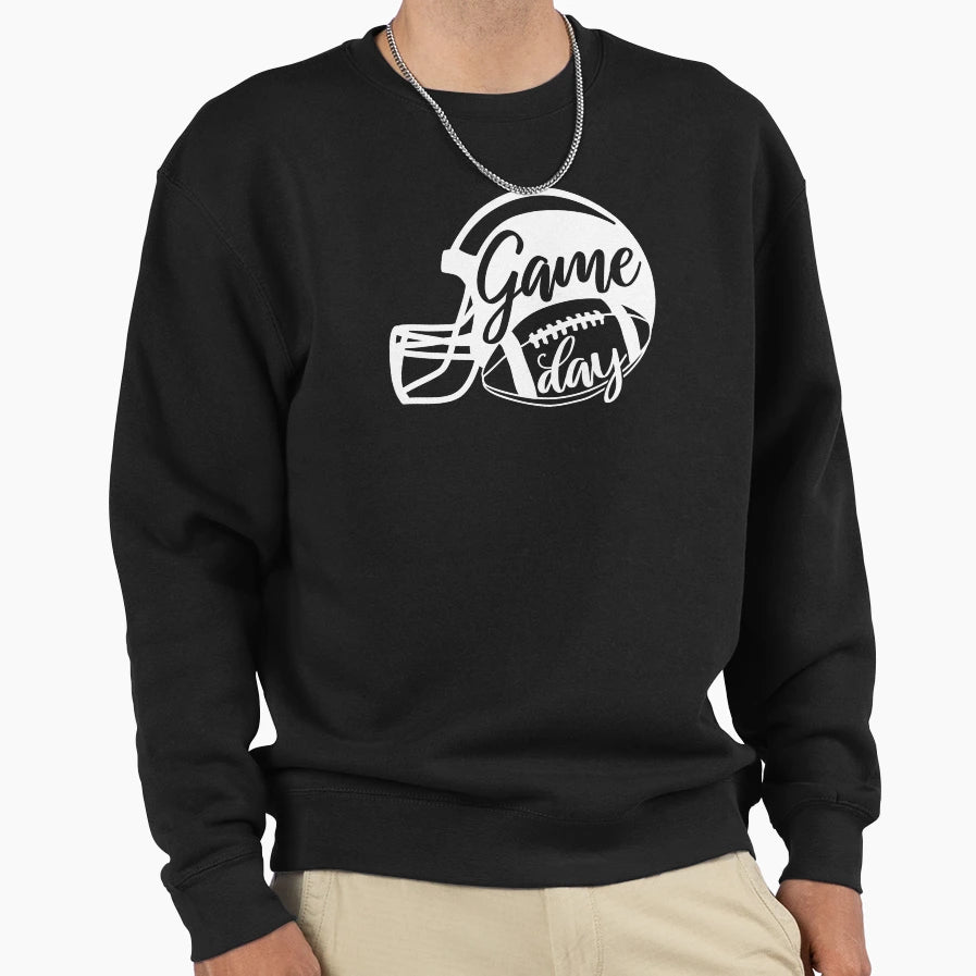 Game Day Football Football Sweatshirt - Minimalist Print for Adults - T-Shirt, Sweatshirt, Hoodie