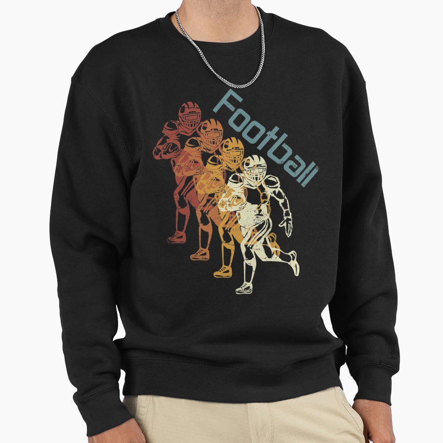 Football Quarterback Sweatshirt - Fun Novelty Design Men Women - T-Shirt, Sweatshirt, Hoodie