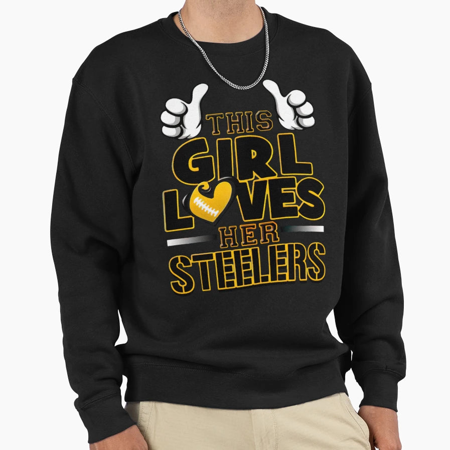Art Pittsburgh Steelers Sweatshirt - Minimalist Print Men Women - T-Shirt, Sweatshirt, Hoodie