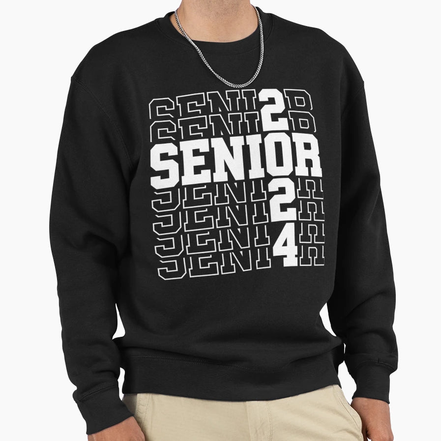 Funny Senior Graduation Class 2024 Sweatshirt - Novelty Apparel Men Women - T-Shirt, Sweatshirt, Hoodie