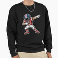 Dabbing Football Player Sweatshirt - Aesthetic Graphic Unisex - T-Shirt, Sweatshirt, Hoodie