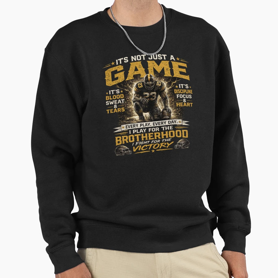 Football Brotherhood Motivation Sweatshirt - Streetwear Style for Adults - T-Shirt, Sweatshirt, Hoodie