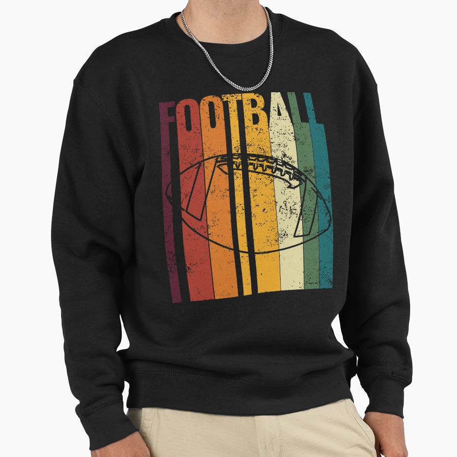 Football Novelty Sweatshirt - Fun Novelty Design for Adults - T-Shirt, Sweatshirt, Hoodie