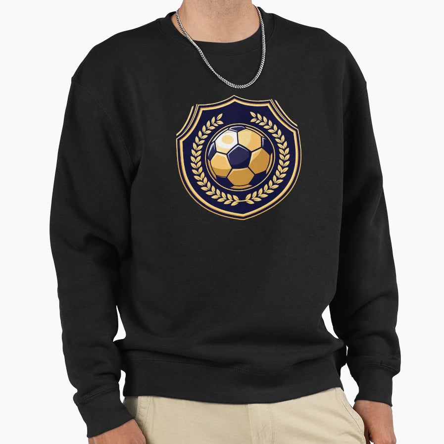 Modern Golden Soccer Ball Png Sweatshirt - Casual Everyday Wear for Adults - T-Shirt, Sweatshirt, Hoodie