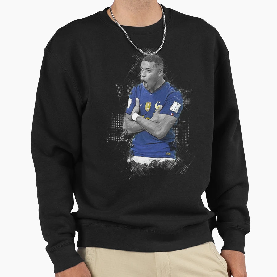 Kylian Mbappe 1 Sweatshirt - Casual Everyday Wear Men Women - T-Shirt, Sweatshirt, Hoodie