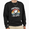 American Football Is Life Sunset Sweatshirt - Trendy Graphic for Adults - T-Shirt, Sweatshirt, Hoodie