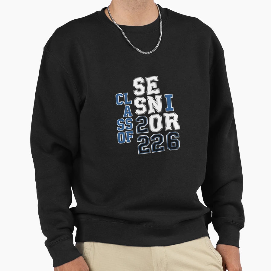 Senior 2026 Class 2026 Seniors Sweatshirt - Minimalist Print Unisex - T-Shirt, Sweatshirt, Hoodie