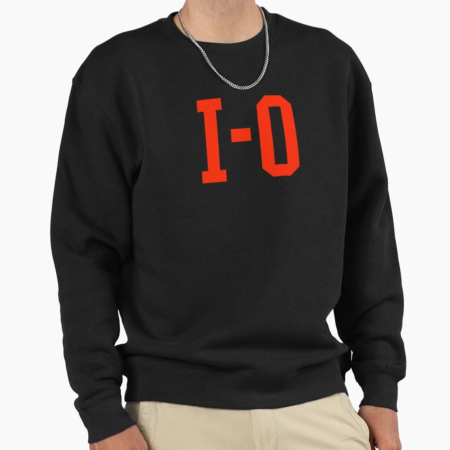 Scarlet Half I O O H I O Ohio Sweatshirt - Trendy Graphic for Adults - T-Shirt, Sweatshirt, Hoodie