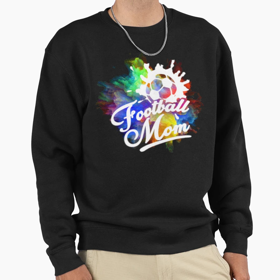 Football Mom Sweatshirt - Custom Art Print Unisex - T-Shirt, Sweatshirt, Hoodie