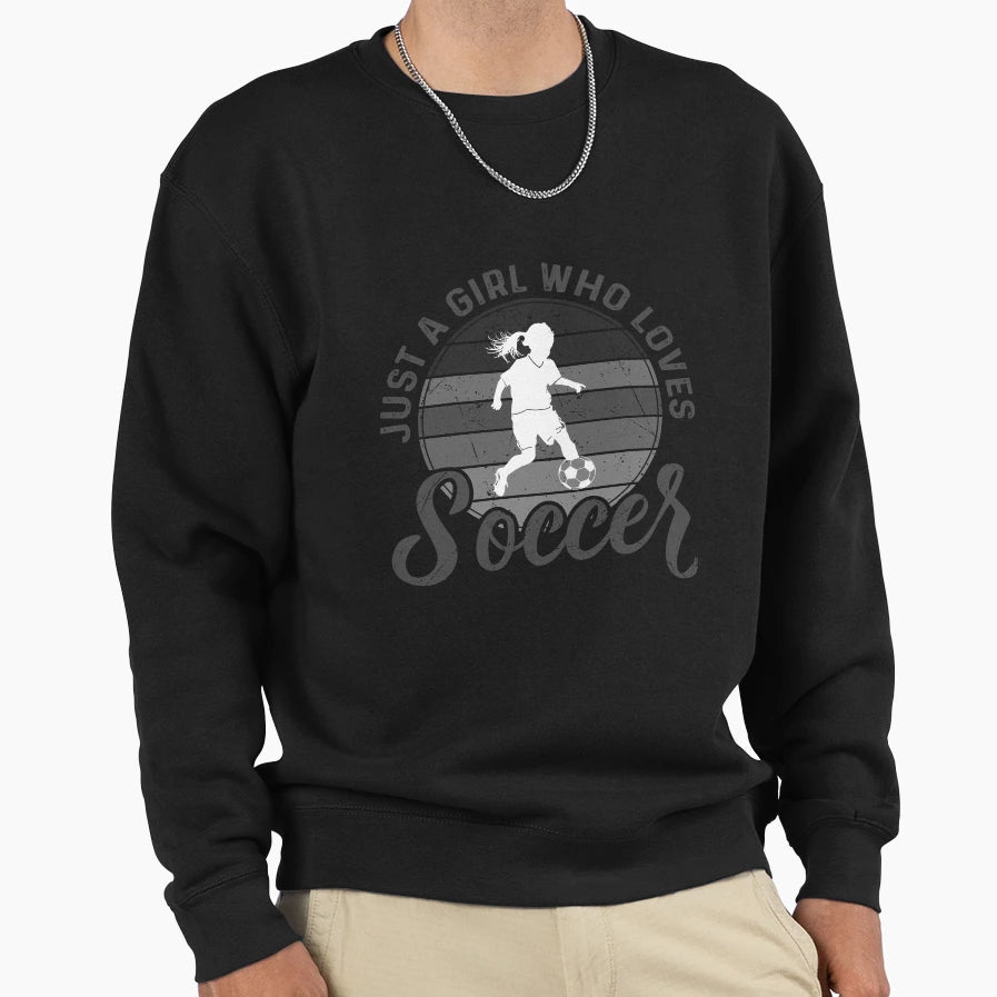 Soccer Player Sweatshirt - Casual Everyday Wear for Adults - T-Shirt, Sweatshirt, Hoodie