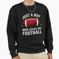 Just Who Loves Football Funny Sports T-Shirt - Casual Everyday Wear Unisex - T-Shirt, Sweatshirt, Hoodie