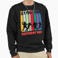 American Football Theme Football Sweatshirt - Aesthetic Graphic Men Women - T-Shirt, Sweatshirt, Hoodie