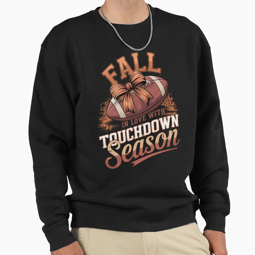 Fall Football Season Sweatshirt - Casual Everyday Wear for Adults - T-Shirt, Sweatshirt, Hoodie