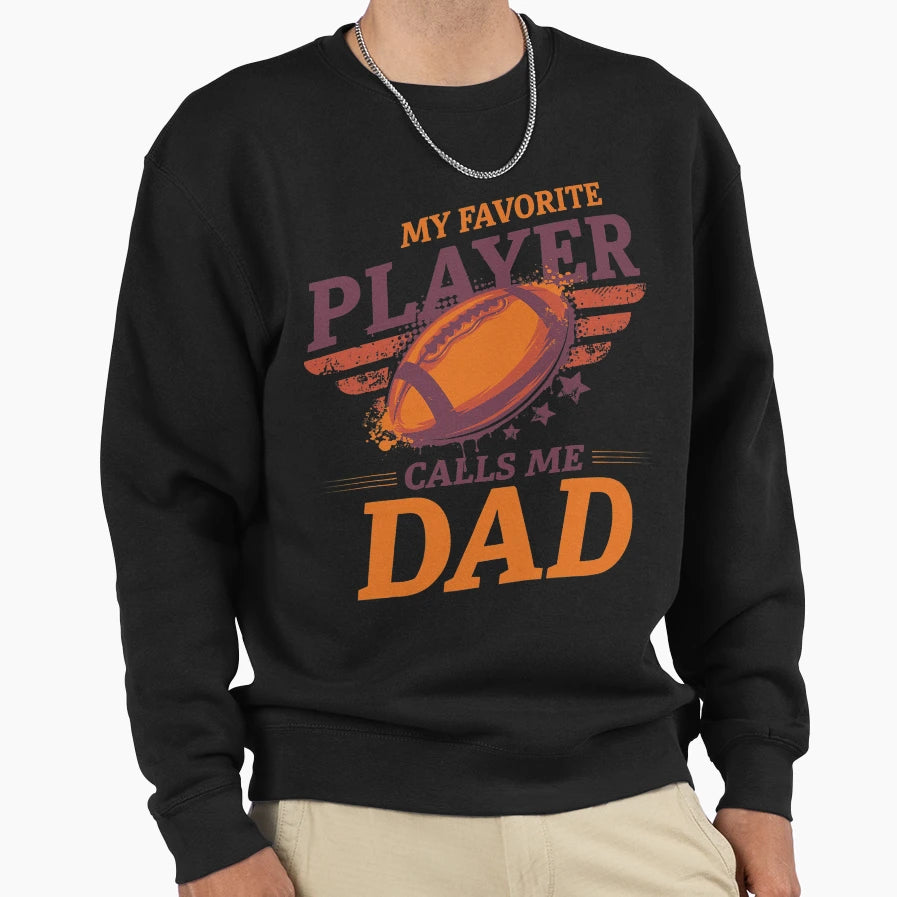 Cheer Dad And Husband Football Sweatshirt - Novelty Apparel for Adults - T-Shirt, Sweatshirt, Hoodie