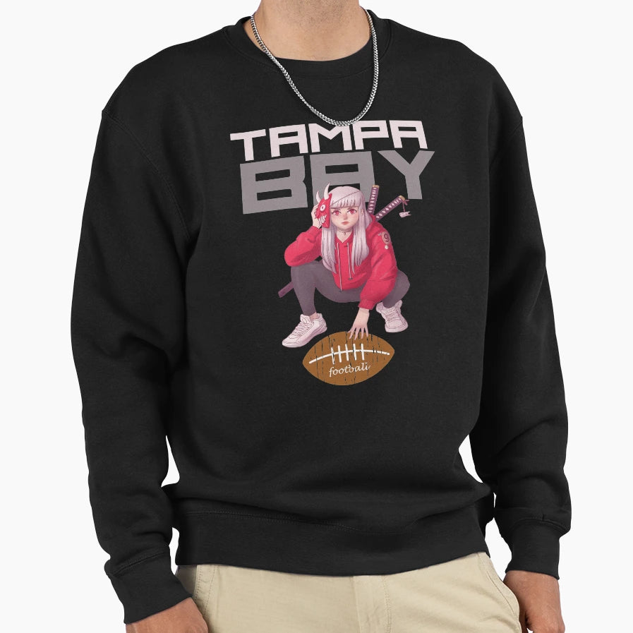 Tampa Bay Football Fanzone And Sweatshirt - Minimalist Print Men Women - T-Shirt, Sweatshirt, Hoodie