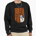 Football Player Fan Ghost Sweatshirt - Minimalist Print for Adults - T-Shirt, Sweatshirt, Hoodie