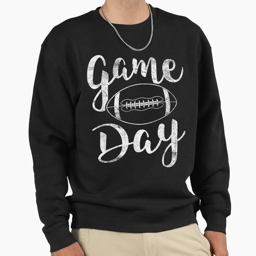 Game Day Football Football Sweatshirt - Fun Novelty Design for Adults - T-Shirt, Sweatshirt, Hoodie