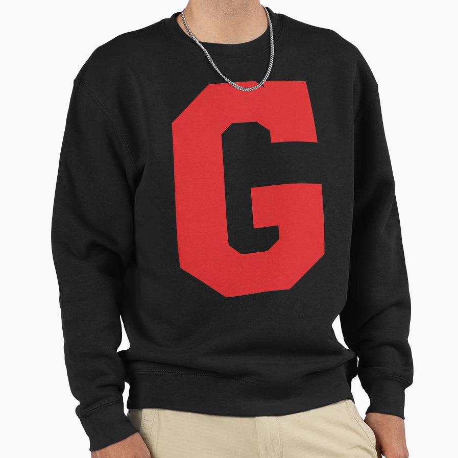 Alphabet Red G Sports Letter G Sweatshirt - Casual Everyday Wear for Adults - T-Shirt, Sweatshirt, Hoodie