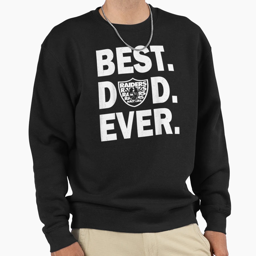 Mens Mens Best Raiders Dad Ever T-Shirt - Unique Graphic for Adults - T-Shirt, Sweatshirt, Hoodie