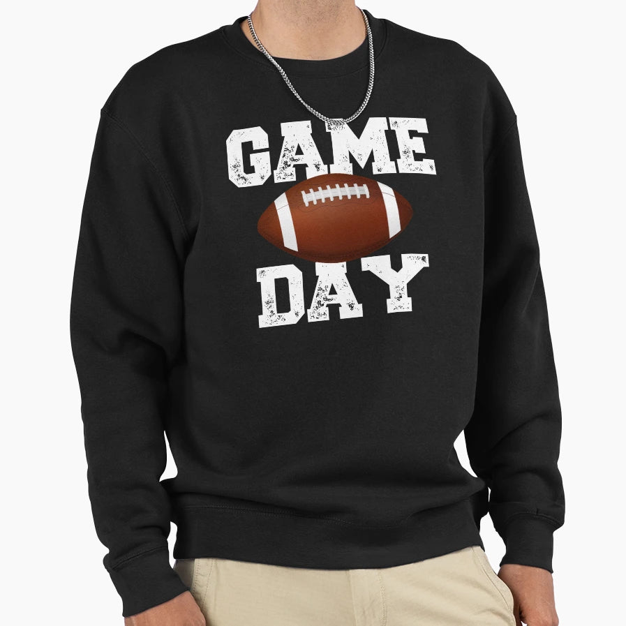 Game Day Football Fan Sports Sweatshirt - Graphic Print Men Women - T-Shirt, Sweatshirt, Hoodie