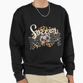 Soccer Mom Leopard Soccer Mama Sweatshirt - Minimalist Print Men Women - T-Shirt, Sweatshirt, Hoodie