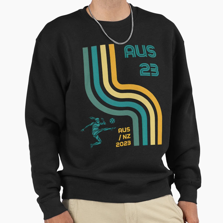 Australia Womens World Cup Art Sweatshirt - Custom Art Print Men Women - T-Shirt, Sweatshirt, Hoodie