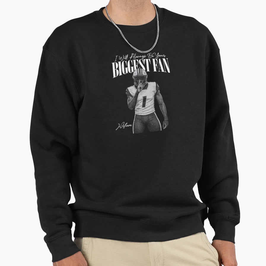 Custom Photo Sport Player Ill Always Be Sweatshirt - Unique Graphic Unisex - T-Shirt, Sweatshirt, Hoodie