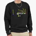 Ncaa Football Four Verticals Sweatshirt - Casual Everyday Wear Men Women - T-Shirt, Sweatshirt, Hoodie
