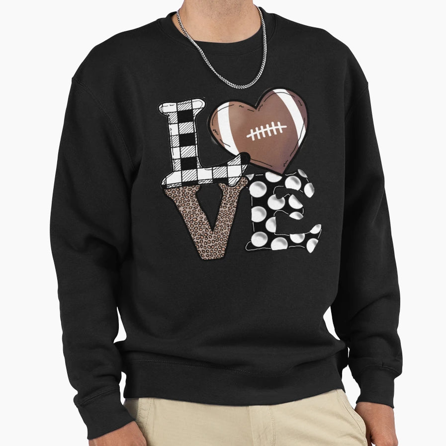 Rugby Love Sweatshirt - Unique Graphic for Adults - T-Shirt, Sweatshirt, Hoodie