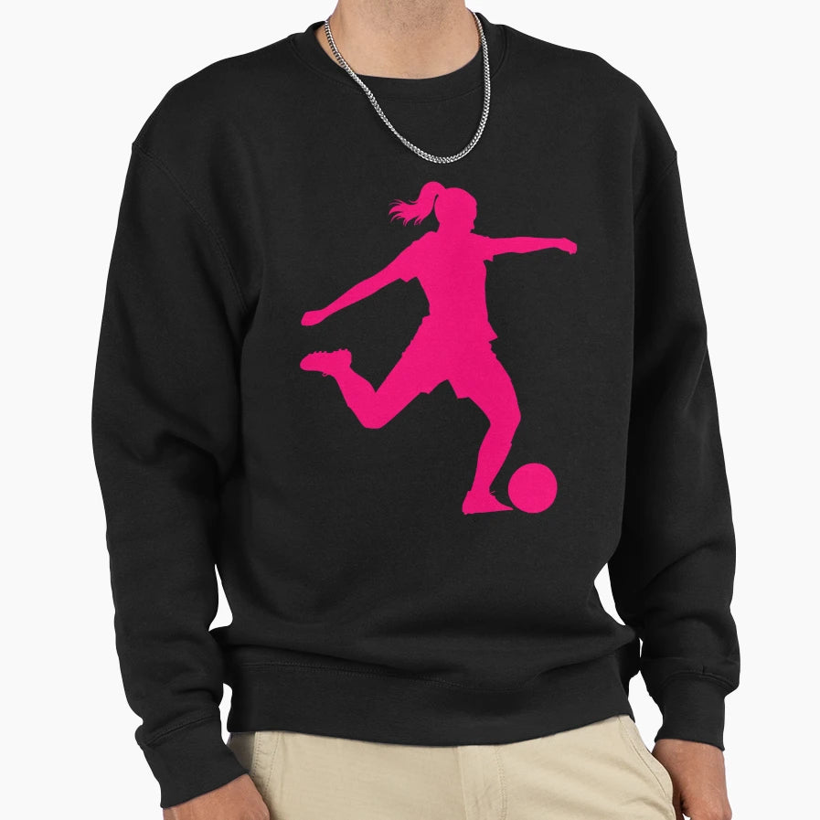 Soccer Player Sweatshirt - Trendy Graphic for Adults - T-Shirt, Sweatshirt, Hoodie